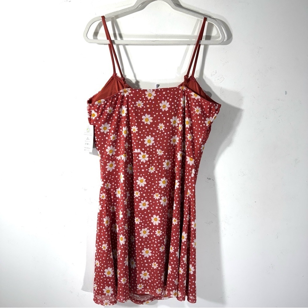 No Boundaries Y2K Pink Floral Babydoll Dress NWT - Picture 6 of 15